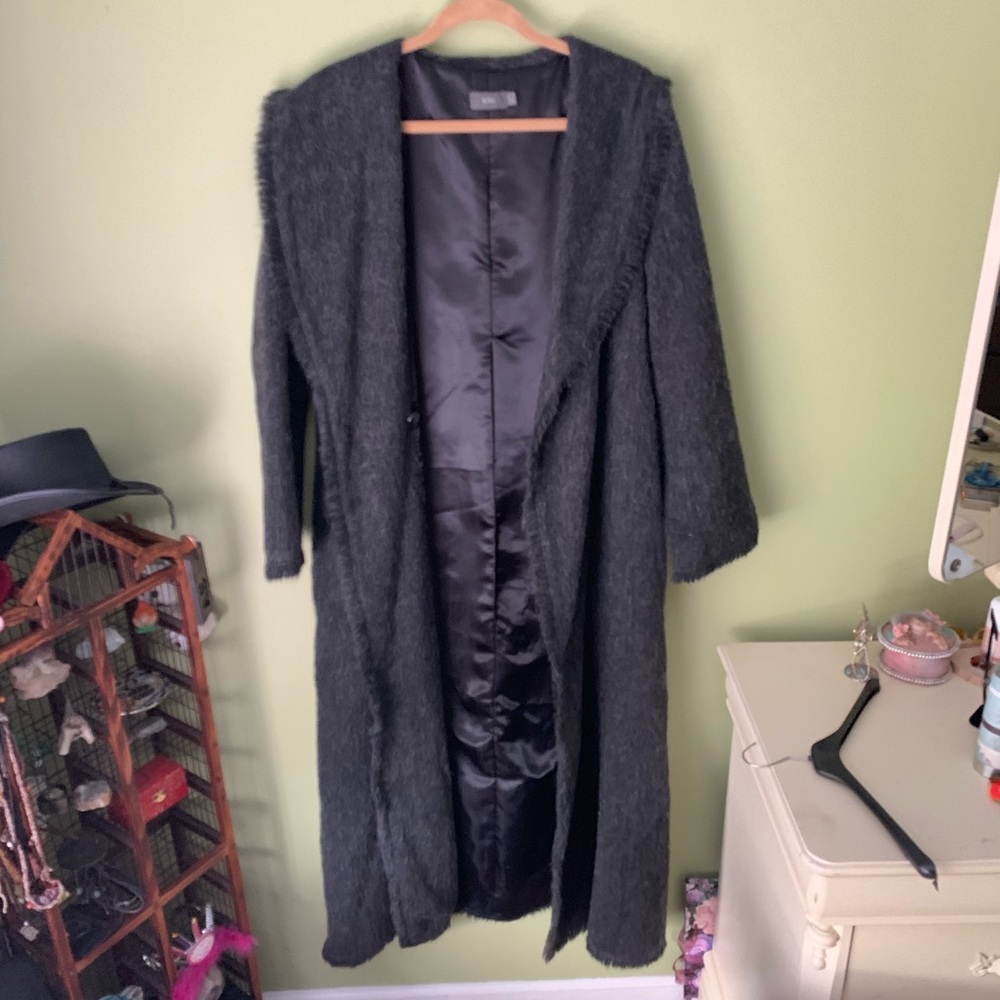 MNG Fur Fabric Coat